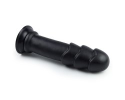 Черный фаллоимитатор King-Sized Anal Ripples 28 см, Ø 7 см-foto5