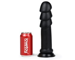 Черный фаллоимитатор King-Sized Anal Ripples 28 см, Ø 7 см-foto4