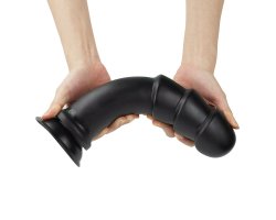 Черный фаллоимитатор King-Sized Anal Ripples 28 см, Ø 7 см-foto3