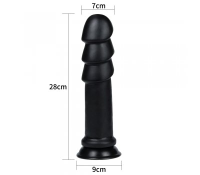 Черный фаллоимитатор King-Sized Anal Ripples 28 см, Ø 7 см Черный фаллоимитатор King-Sized Anal Ripples 28 см, Ø 7 см
