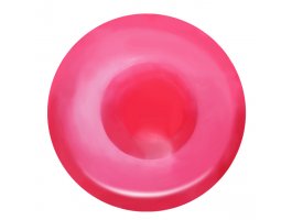 Пробка анальная с присоской Butt plug розовая-foto3