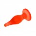 Пробка анальная с присоской Butt plug красная Пробка анальная с присоской Butt plug красная