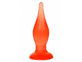 Пробка анальная с присоской Butt plug красная Пробка анальная с присоской Butt plug красная