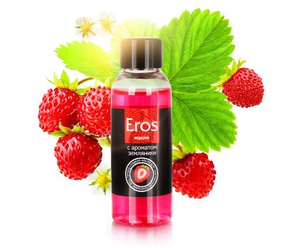 Массажное масло с ароматом земляники Eros Exotic 50 мл Массажное масло с ароматом земляники Eros Exotic 50 мл