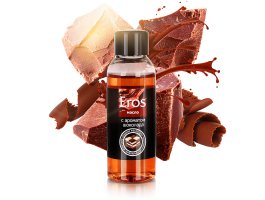 Массажное масло с ароматом шоколада Eros Exotic 50 мл Массажное масло с ароматом шоколада Eros Exotic 50 мл