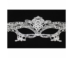 Маска ажурная белая-foto2