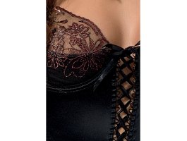 Элегантный черный корсет Brida S/M-foto3