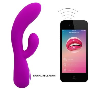 Перезаряжаемый вибратор Honey с Bluetooth-управлением Перезаряжаемый вибратор Honey с Bluetooth-управлением