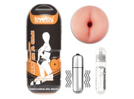 Мастурбатор попа в колбе с вибрацией Sex In A Can Vibra Anus Tunnel