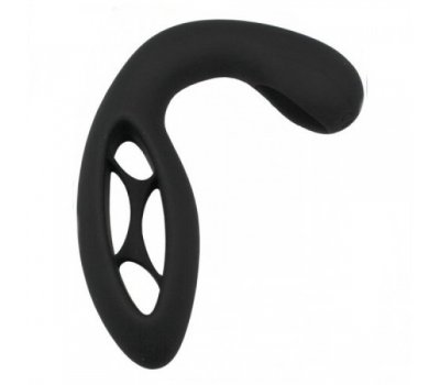 Черный перезаряжающийся массажер простаты Flexible Fabulous Vibration Frequency Черный перезаряжающийся массажер простаты Flexible Fabulous Vibration Frequency