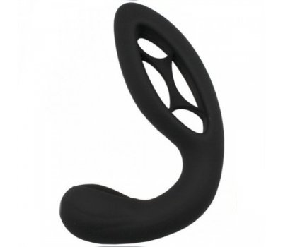 Черный перезаряжающийся массажер простаты Flexible Fabulous Vibration Frequency Черный перезаряжающийся массажер простаты Flexible Fabulous Vibration Frequency