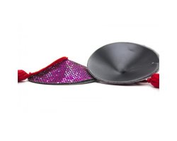 Фиолетовые пэстисы с красными кисточками-foto2