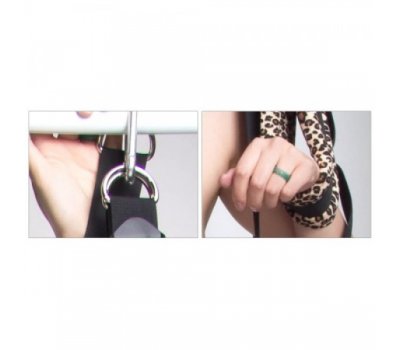 Подвесные леопардовые секс качели