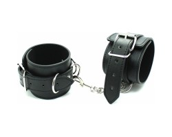 Классические черные наручники-foto2