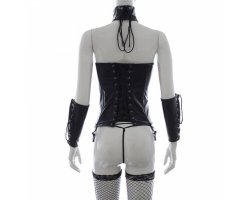 Черный соблазнительный корсет S/M-foto5