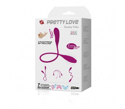 Двойной вибростимулятор Pretty Love Snaky Vibe
