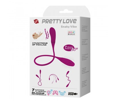 Двойной вибростимулятор Pretty Love Snaky Vibe