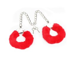 Поножи Fetish Pleasure Fluffy Leg Cuffs красные Поножи Fetish Pleasure Fluffy Leg Cuffs красные
