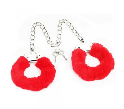 Поножи Fetish Pleasure Fluffy Leg Cuffs красные Поножи Fetish Pleasure Fluffy Leg Cuffs красные