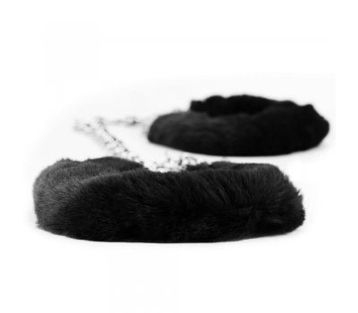 Поножи Fetish Pleasure Fluffy Leg Cuffs черные Поножи Fetish Pleasure Fluffy Leg Cuffs черные