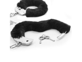 Поножи Fetish Pleasure Fluffy Leg Cuffs черные-foto7