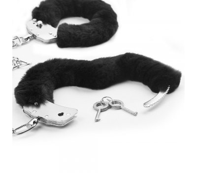 Поножи Fetish Pleasure Fluffy Leg Cuffs черные Поножи Fetish Pleasure Fluffy Leg Cuffs черные