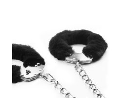 Поножи Fetish Pleasure Fluffy Leg Cuffs черные-foto2