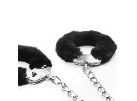 Поножи Fetish Pleasure Fluffy Leg Cuffs черные-foto2