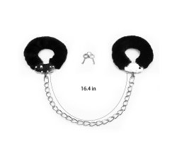 Поножи Fetish Pleasure Fluffy Leg Cuffs черные-foto3