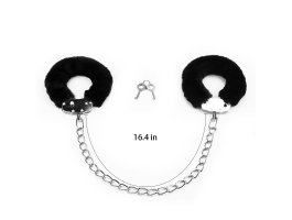 Поножи Fetish Pleasure Fluffy Leg Cuffs черные-foto3