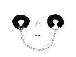 Поножи Fetish Pleasure Fluffy Leg Cuffs черные-foto3