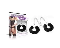 Поножи Fetish Pleasure Fluffy Leg Cuffs черные-foto5