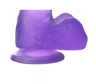 Фиолетовый фаллос Jelly Studs Crystal Dildo Medium 17 см, Ø 3,5 см Фиолетовый фаллос Jelly Studs Crystal Dildo Medium 17 см, Ø 3,5 см