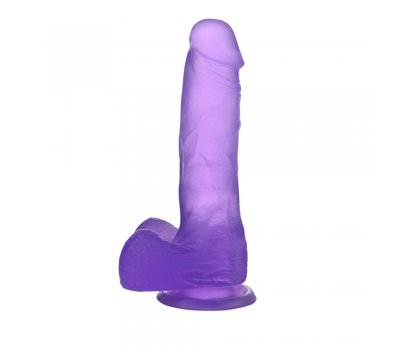 Фиолетовый фаллос Jelly Studs Crystal Dildo Medium 17 см, Ø 3,5 см Фиолетовый фаллос Jelly Studs Crystal Dildo Medium 17 см, Ø 3,5 см