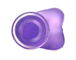 Фиолетовый фаллос Jelly Studs Crystal Dildo Medium 17 см, Ø 3,5 см-foto10