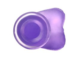 Фиолетовый фаллос Jelly Studs Crystal Dildo Medium 17 см, Ø 3,5 см-foto10