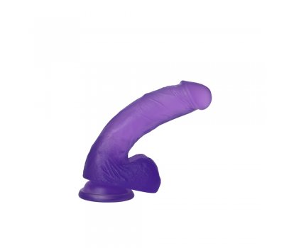 Фиолетовый фаллос Jelly Studs Crystal Dildo Medium 17 см, Ø 3,5 см Фиолетовый фаллос Jelly Studs Crystal Dildo Medium 17 см, Ø 3,5 см