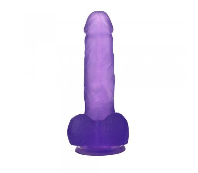 Фиолетовый фаллос Jelly Studs Crystal Dildo Medium 17 см, Ø 3,5 см Фиолетовый фаллос Jelly Studs Crystal Dildo Medium 17 см, Ø 3,5 см