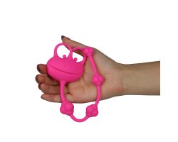 Универсальный силиконовый стимулятор розовый Silicone Frog-foto3