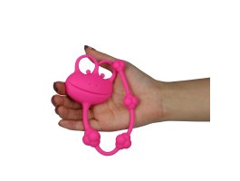 Универсальный силиконовый стимулятор розовый Silicone Frog-foto3