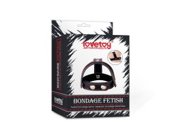 Утяжка на пенис с разделителем мошонки Bondage Fetish T-Style 3,8-6,5см-foto2