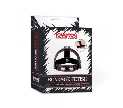Утяжка на пенис с разделителем мошонки Bondage Fetish T-Style 3,8-6,5см Утяжка на пенис с разделителем мошонки Bondage Fetish T-Style 3,8-6,5см
