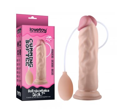Фаллос Soft Ejaculation Cock 7 in с имитацией семяизвержения, 21,6 см, Ø 4,4 см Фаллос Soft Ejaculation Cock 7 in с имитацией семяизвержения, 21,6 см, Ø 4,4 см
