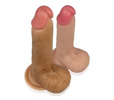 Фаллоимитатор на присоске с мошонкой in Dual layered Liquid Silicone Nature Cock 20,5 см, Ø 3,5 см Фаллоимитатор на присоске с мошонкой in Dual layered Liquid Silicone Nature Cock 20,5 см, Ø 3,5 см