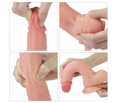 Фаллоимитатор на присоске с мошонкой in Dual layered Liquid Silicone Nature Cock 20,5 см, Ø 3,5 см Фаллоимитатор на присоске с мошонкой in Dual layered Liquid Silicone Nature Cock 20,5 см, Ø 3,5 см