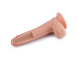 Фаллоимитатор на присоске с мошонкой in Dual layered Liquid Silicone Nature Cock 20,5 см, Ø 3,5 см-foto10