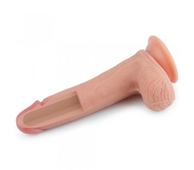 Фаллоимитатор на присоске с мошонкой in Dual layered Liquid Silicone Nature Cock 20,5 см, Ø 3,5 см Фаллоимитатор на присоске с мошонкой in Dual layered Liquid Silicone Nature Cock 20,5 см, Ø 3,5 см