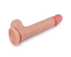 Фаллоимитатор на присоске с мошонкой in Dual layered Liquid Silicone Nature Cock 20,5 см, Ø 3,5 см-foto9