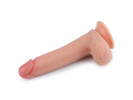 Фаллоимитатор на присоске с мошонкой in Dual layered Liquid Silicone Nature Cock 20,5 см, Ø 3,5 см-foto5