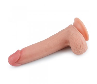 Фаллоимитатор на присоске с мошонкой in Dual layered Liquid Silicone Nature Cock 20,5 см, Ø 3,5 см Фаллоимитатор на присоске с мошонкой in Dual layered Liquid Silicone Nature Cock 20,5 см, Ø 3,5 см